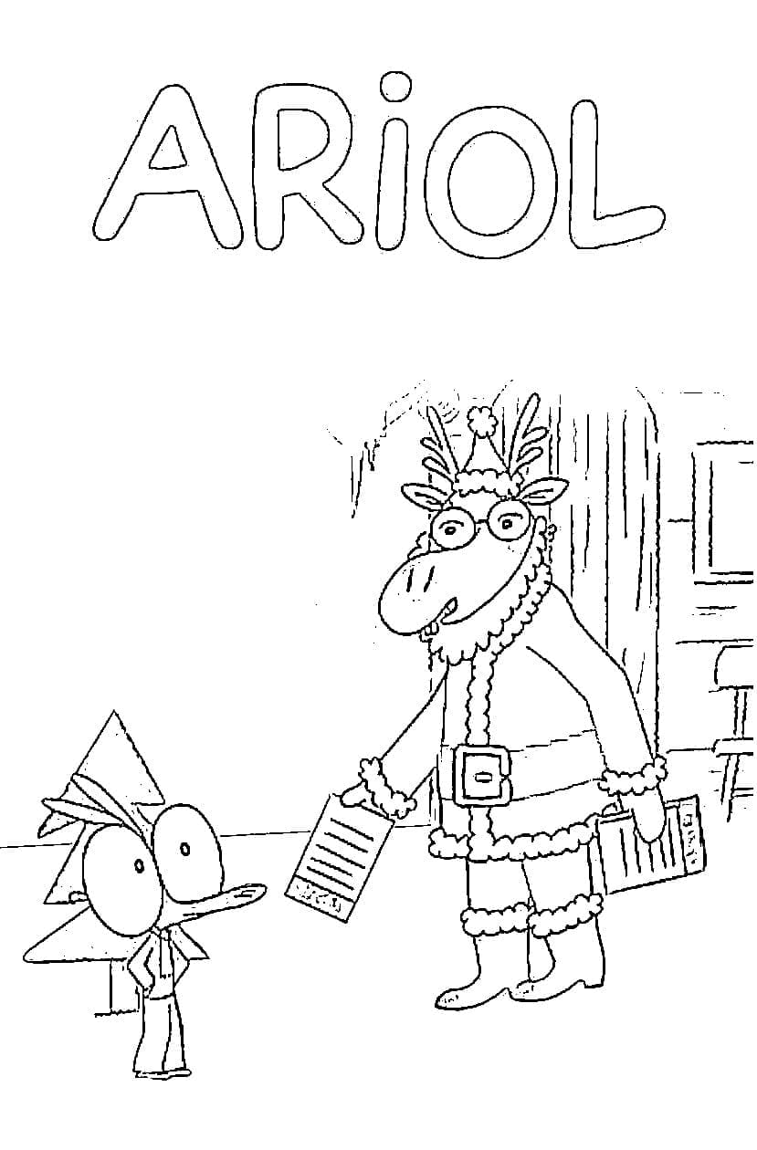 Free printable Ariol coloring page #183535 from Cartoon Characters collection Free printable Ariol coloring page #183535 from Cartoon Characters collection