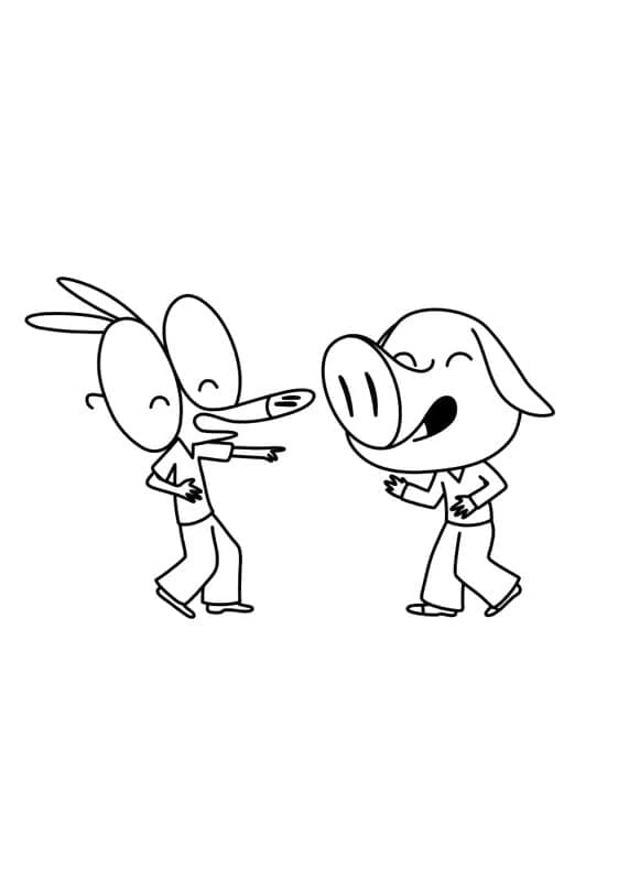Free printable Ariol coloring page #183536 from Cartoon Characters collection Free printable Ariol coloring page #183536 from Cartoon Characters collection