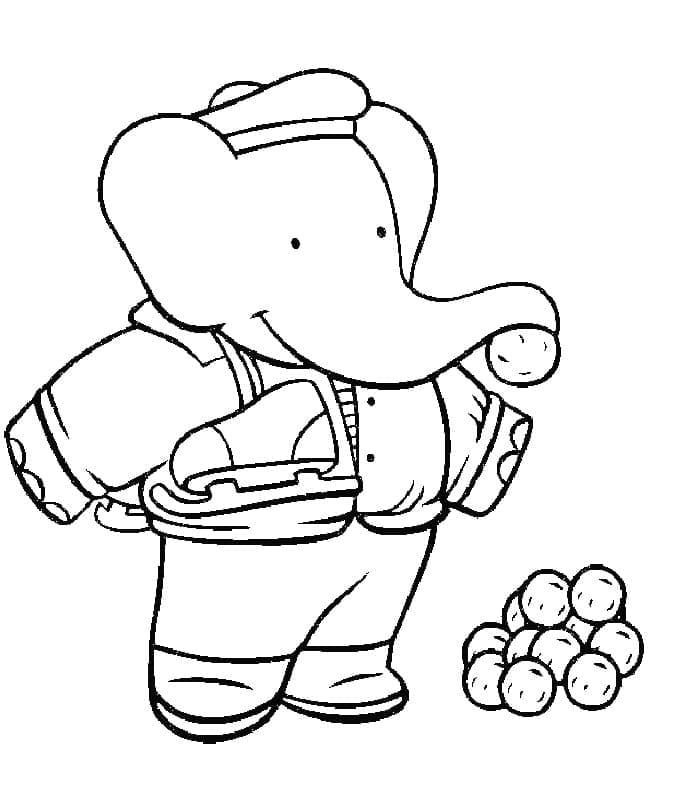 Free printable Babar coloring page #199704 from Cartoon Characters collection