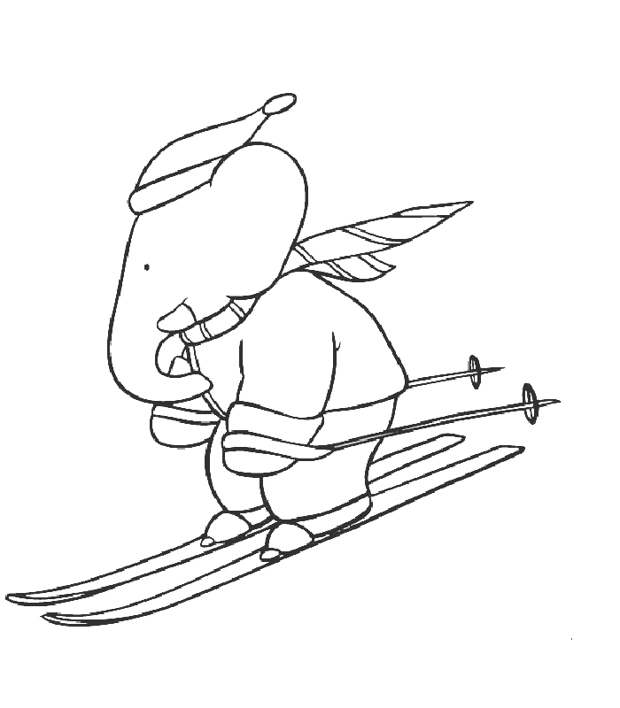 Free printable Babar coloring page #27860 from Cartoon Characters collection