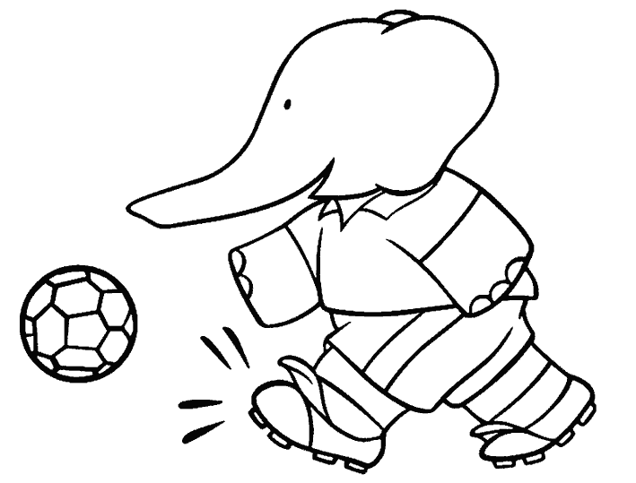 Free printable Babar coloring page #27867 from Cartoon Characters collection