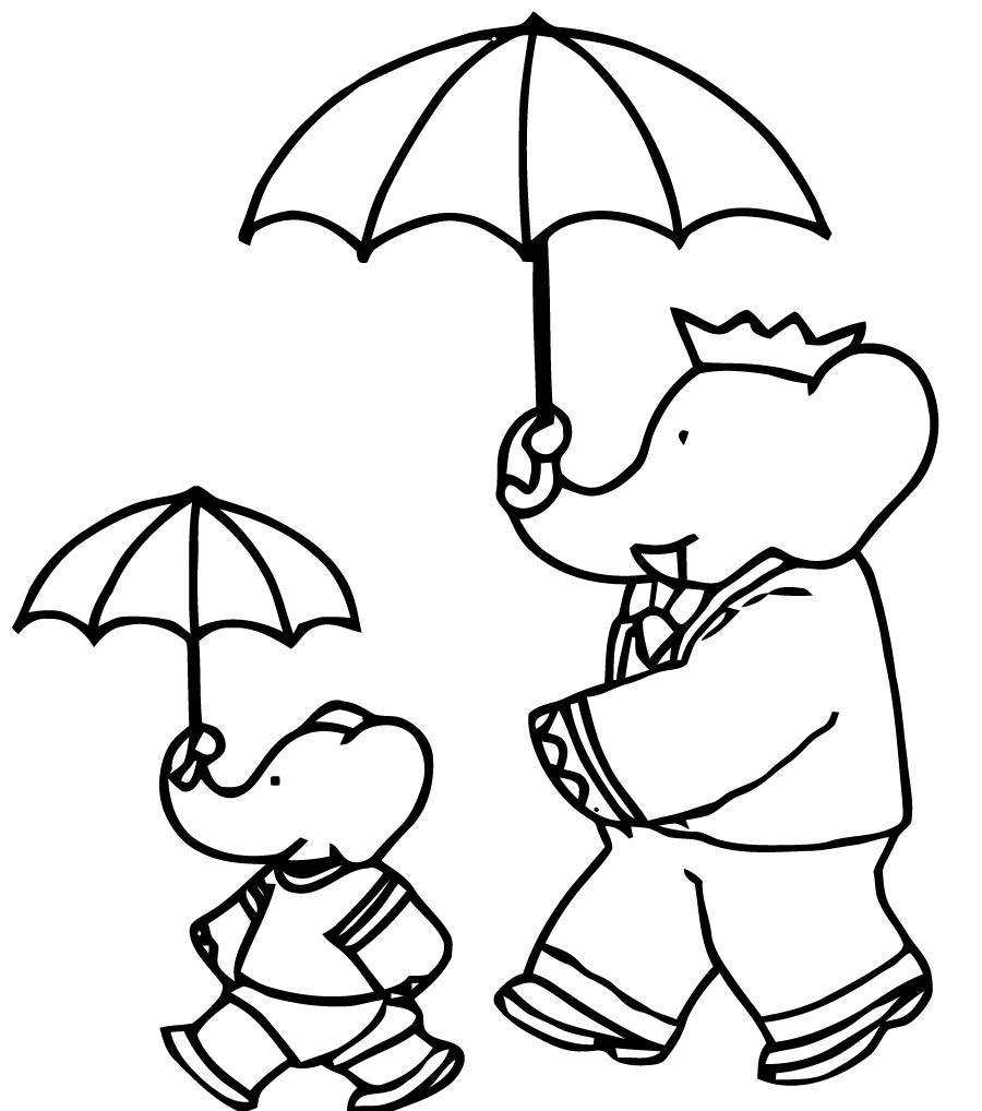 Free printable Babar coloring page #27914 from Cartoon Characters collection Free printable Babar coloring page #27914 from Cartoon Characters collection