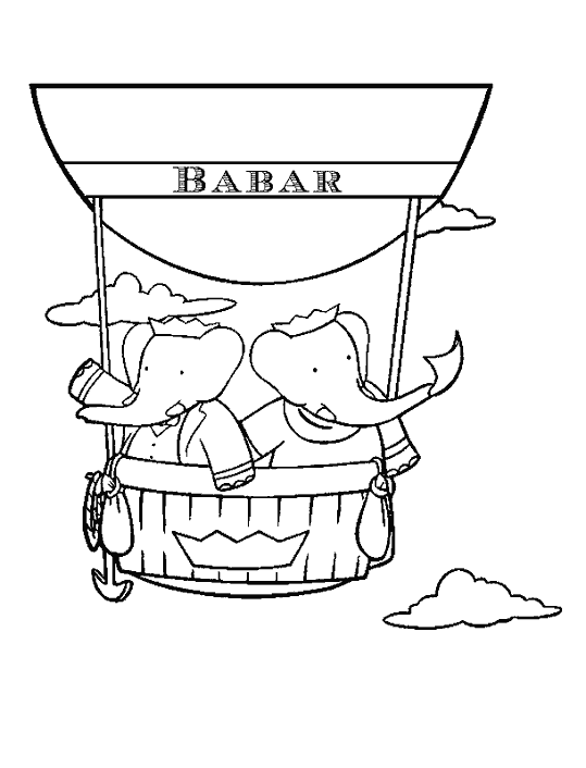 Free printable Babar coloring page #28032 from Cartoon Characters collection Free printable Babar coloring page #28032 from Cartoon Characters collection