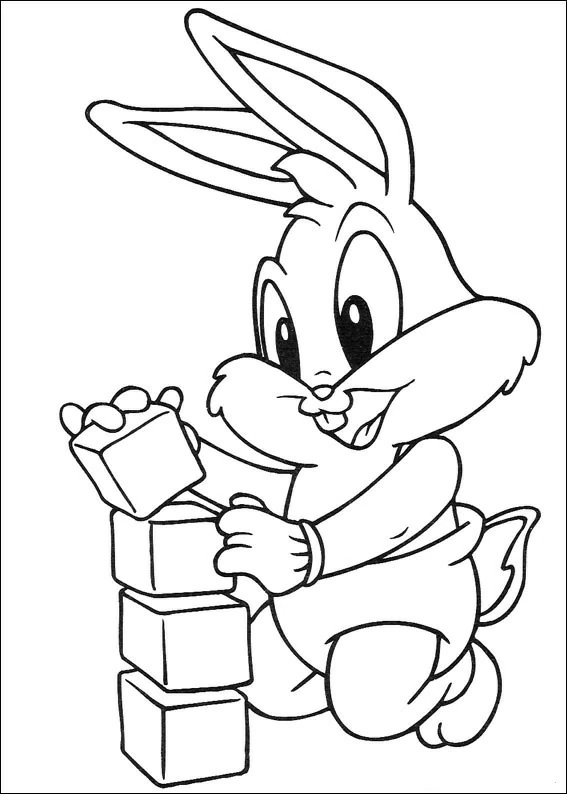 Free printable Baby Looney Tunes coloring page #26518 from Cartoon Characters collection