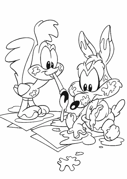 Free printable Baby Looney Tunes coloring page #26522 from Cartoon Characters collection