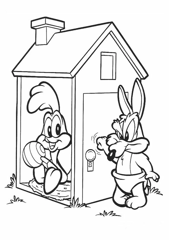 Free printable Baby Looney Tunes coloring page #26539 from Cartoon Characters collection
