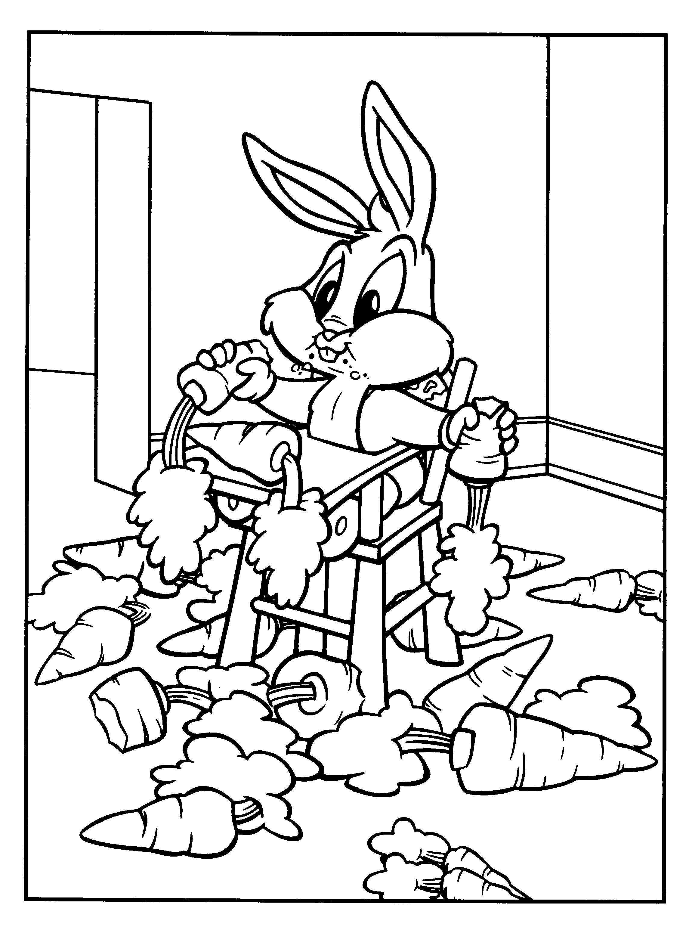 Free printable Baby Looney Tunes coloring page #26573 from Cartoon Characters collection