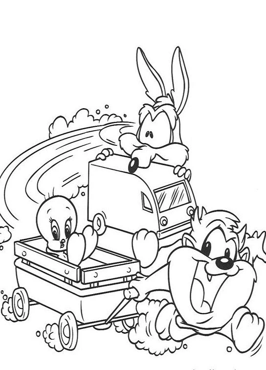 Free printable Baby Looney Tunes coloring page #26586 from Cartoon Characters collection