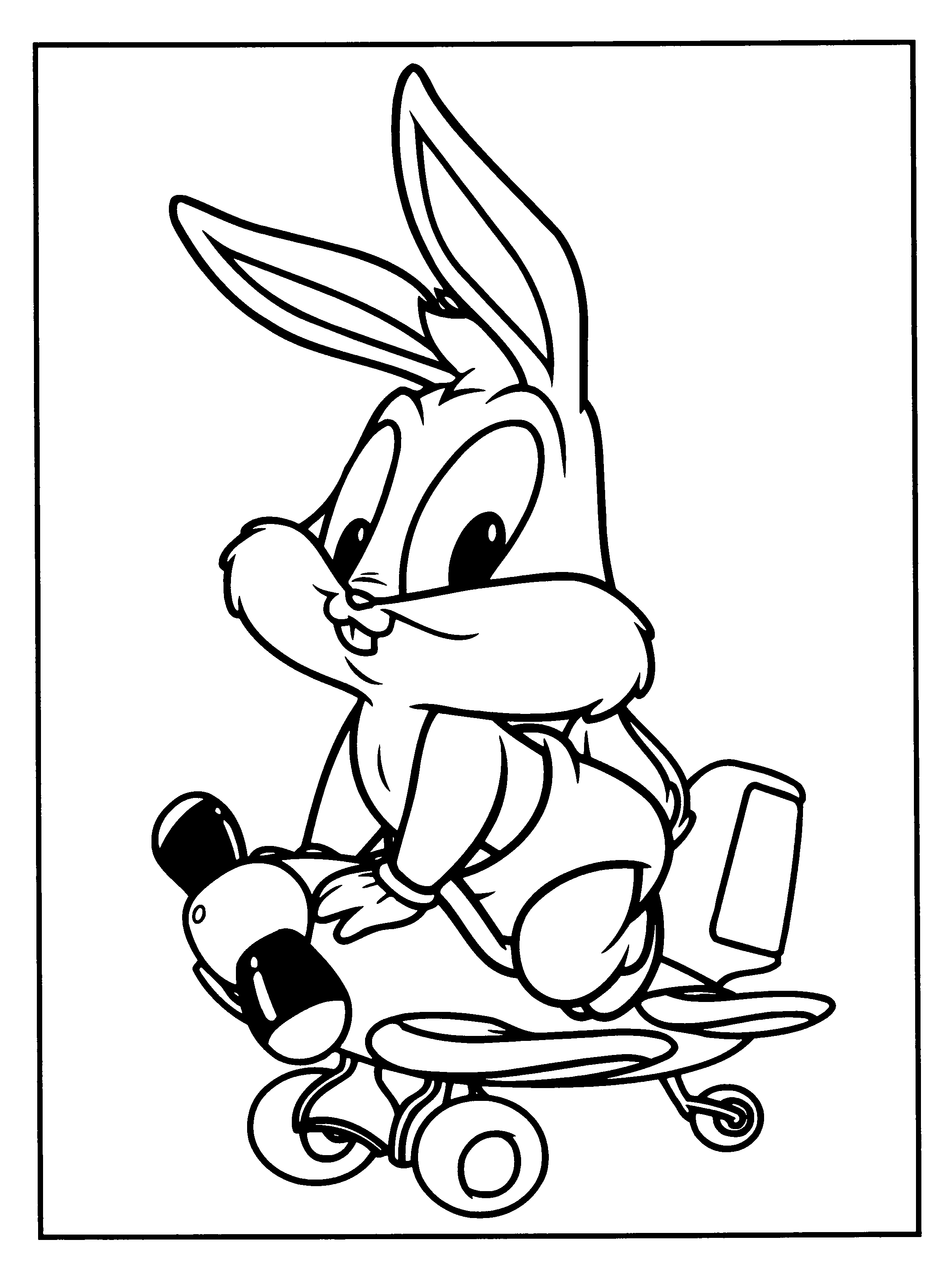 Free printable Baby Looney Tunes coloring page #26596 from Cartoon Characters collection