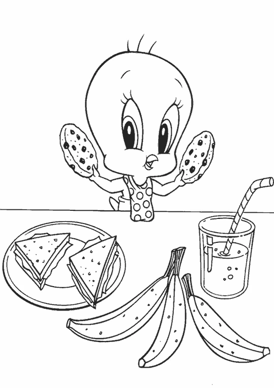 Free printable Baby Looney Tunes coloring page #26624 from Cartoon Characters collection