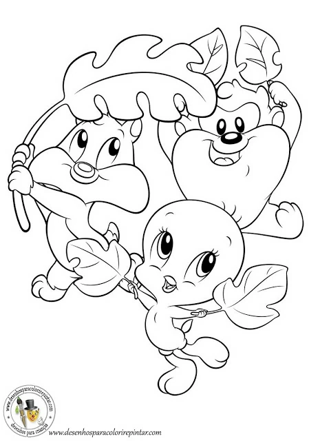 Coloring page: Baby Looney Tunes (Cartoon Characters) #26633 - Free Printable Coloring Pages