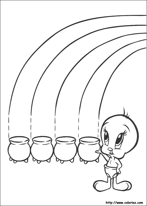 Free printable Baby Looney Tunes coloring page #26640 from Cartoon Characters collection