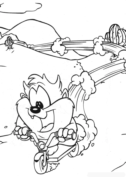 Free printable Baby Looney Tunes coloring page #26658 from Cartoon Characters collection