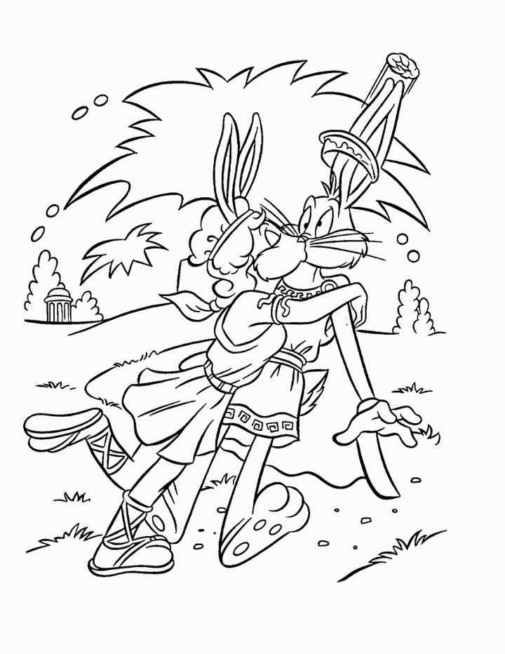 Free printable Baby Looney Tunes coloring page #26683 from Cartoon Characters collection
