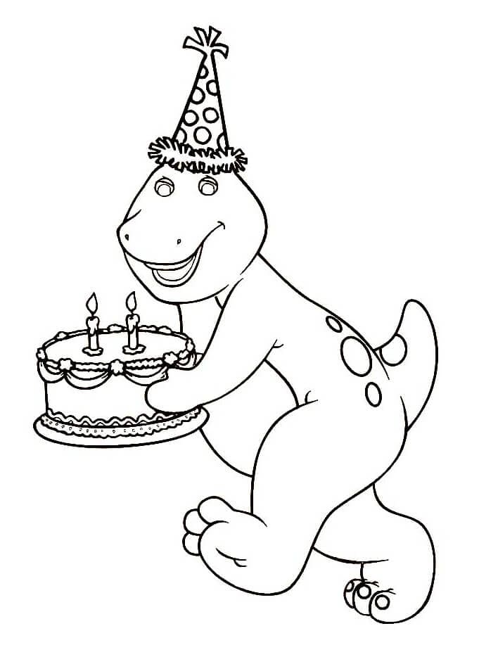 Coloring page: Barney (Cartoon Characters) #203026 - Free Printable Coloring Pages