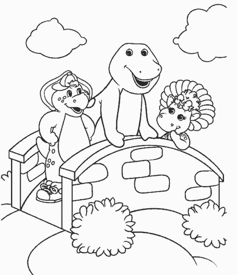 Free printable Barney coloring page #203032 from Cartoon Characters collection Free printable Barney coloring page #203032 from Cartoon Characters collection
