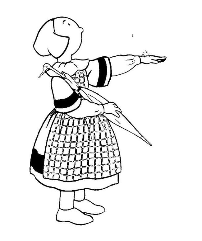 Free printable Becassine coloring page #214520 from Cartoon Characters collection