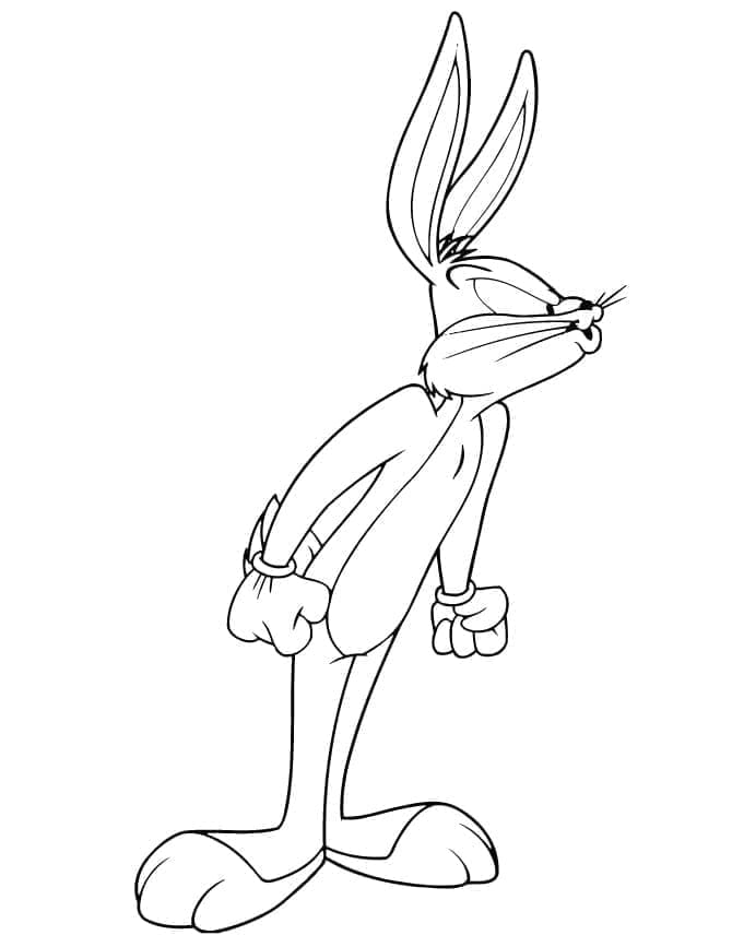 Free printable Bugs Bunny coloring page #203604 from Cartoon Characters collection