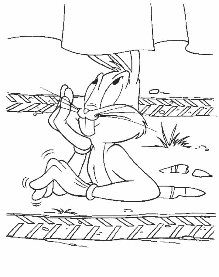 Free printable Bugs Bunny coloring page #203608 from Cartoon Characters collection Free printable Bugs Bunny coloring page #203608 from Cartoon Characters collection