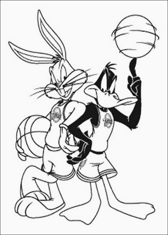 Coloring page: Bugs Bunny (Cartoon Characters) #26314 - Free Printable Coloring Pages