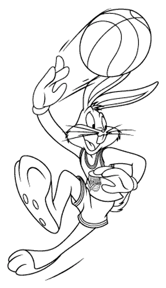 Coloring page: Bugs Bunny (Cartoon Characters) #26329 - Free Printable Coloring Pages