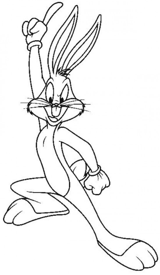 Coloring page: Bugs Bunny (Cartoon Characters) #26340 - Free Printable Coloring Pages