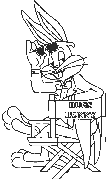 Free printable Bugs Bunny coloring page #26391 from Cartoon Characters collection Free printable Bugs Bunny coloring page #26391 from Cartoon Characters collection