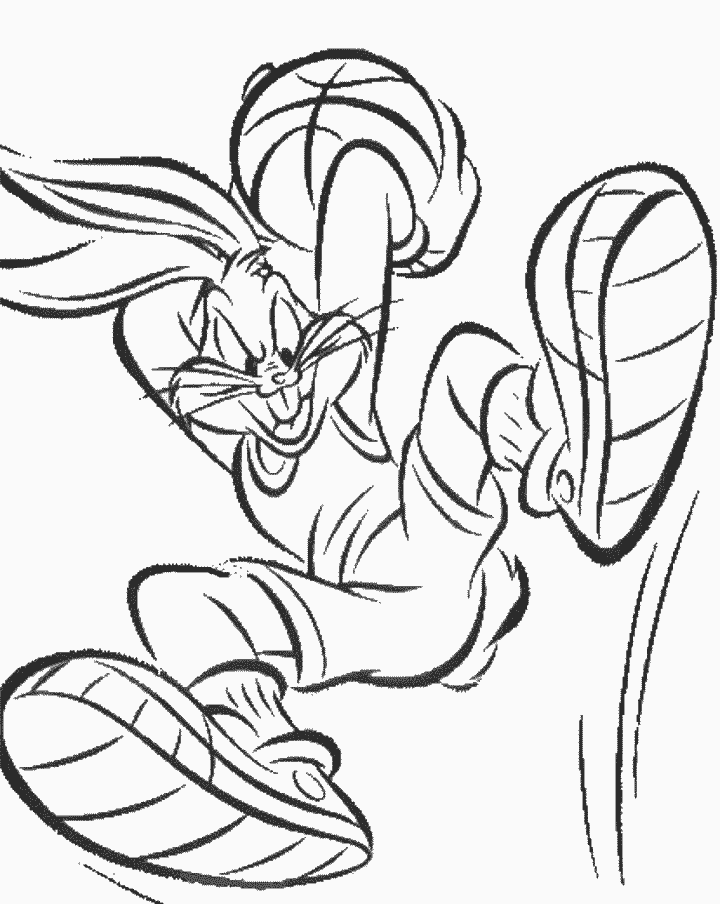 Coloring page: Bugs Bunny (Cartoon Characters) #26455 - Free Printable Coloring Pages