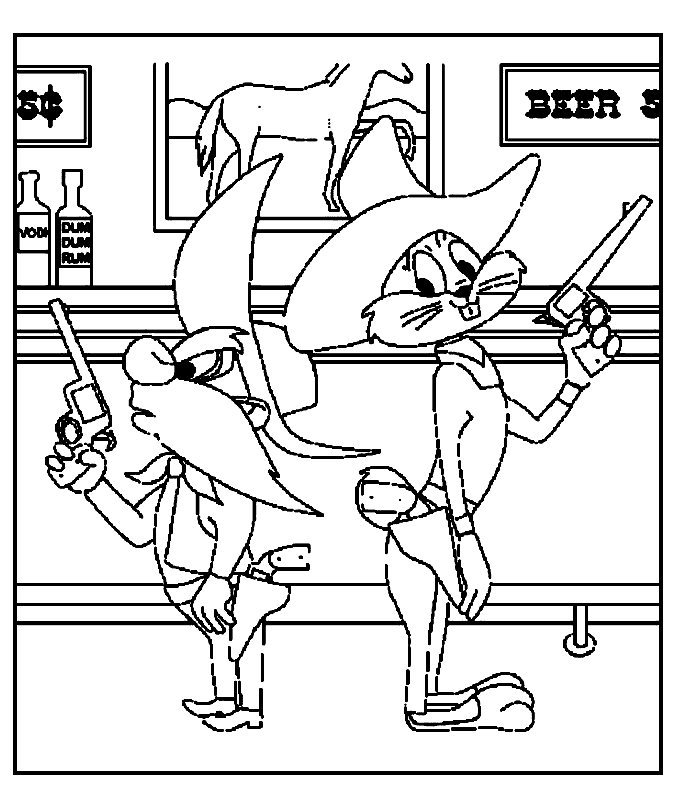 Free printable Bugs Bunny coloring page #26478 from Cartoon Characters collection Free printable Bugs Bunny coloring page #26478 from Cartoon Characters collection