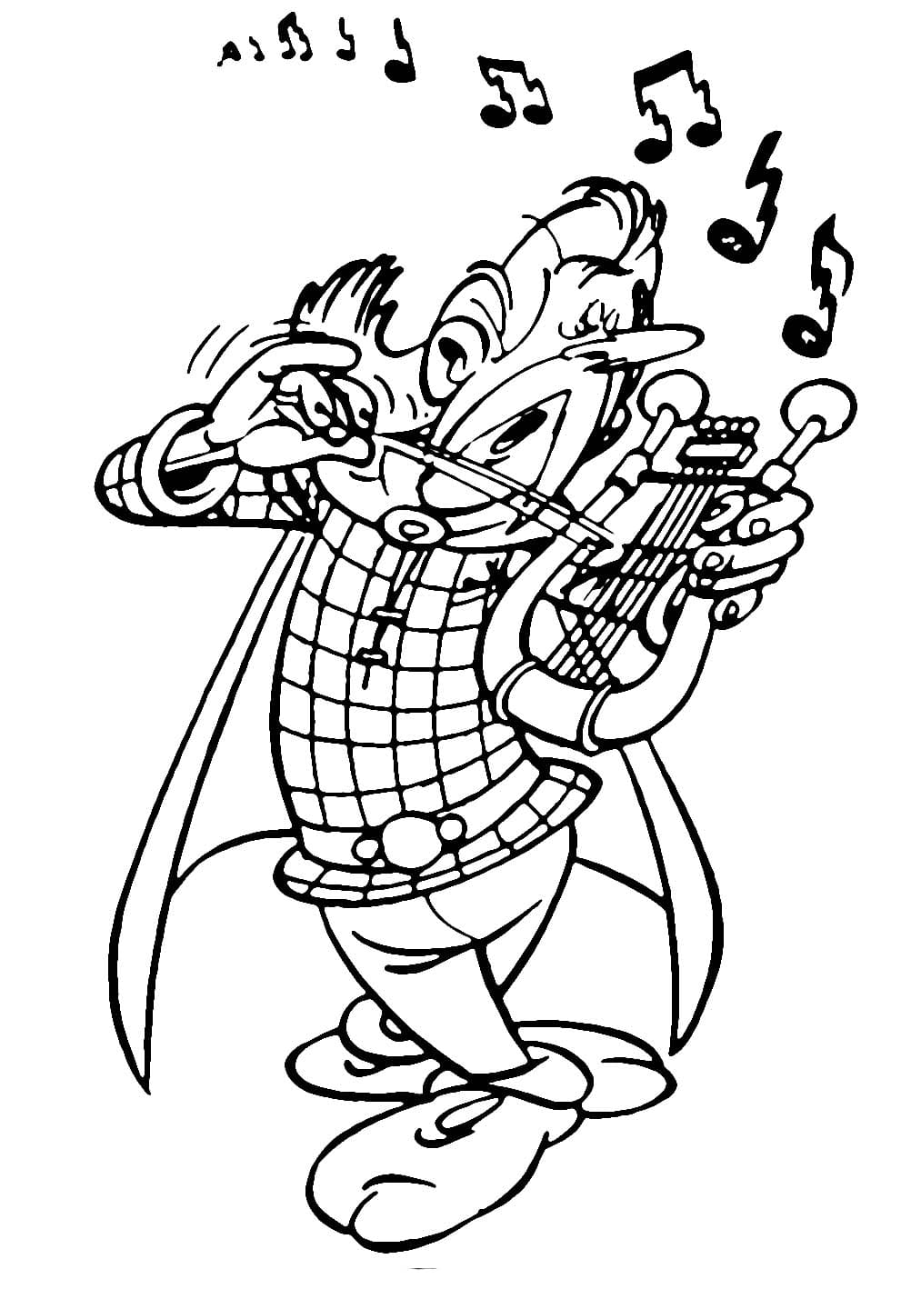 Free printable Cacofonix coloring page #189671 from Cartoon Characters collection Free printable Cacofonix coloring page #189671 from Cartoon Characters collection