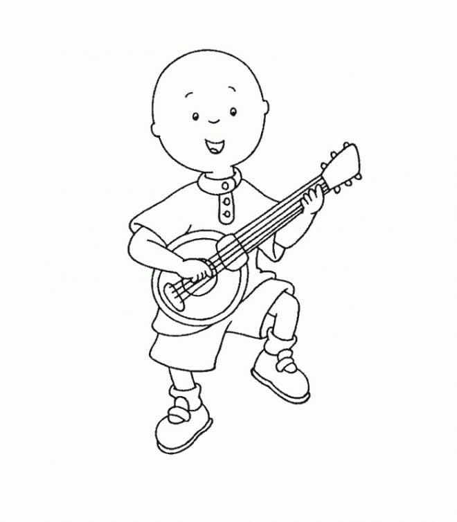 Free printable Caillou coloring page #178519 from Cartoon Characters collection
