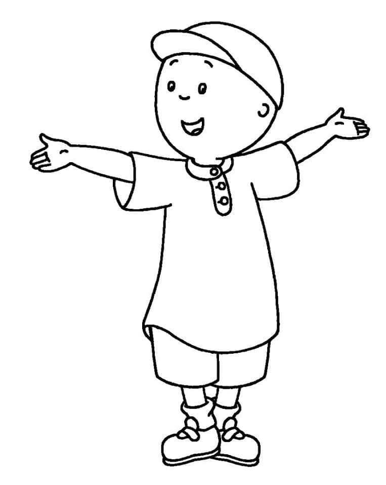 Free printable Caillou coloring page #178525 from Cartoon Characters collection