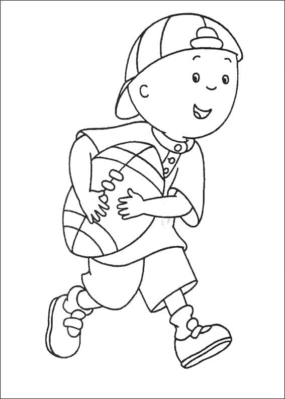 Free printable Caillou coloring page #178536 from Cartoon Characters collection