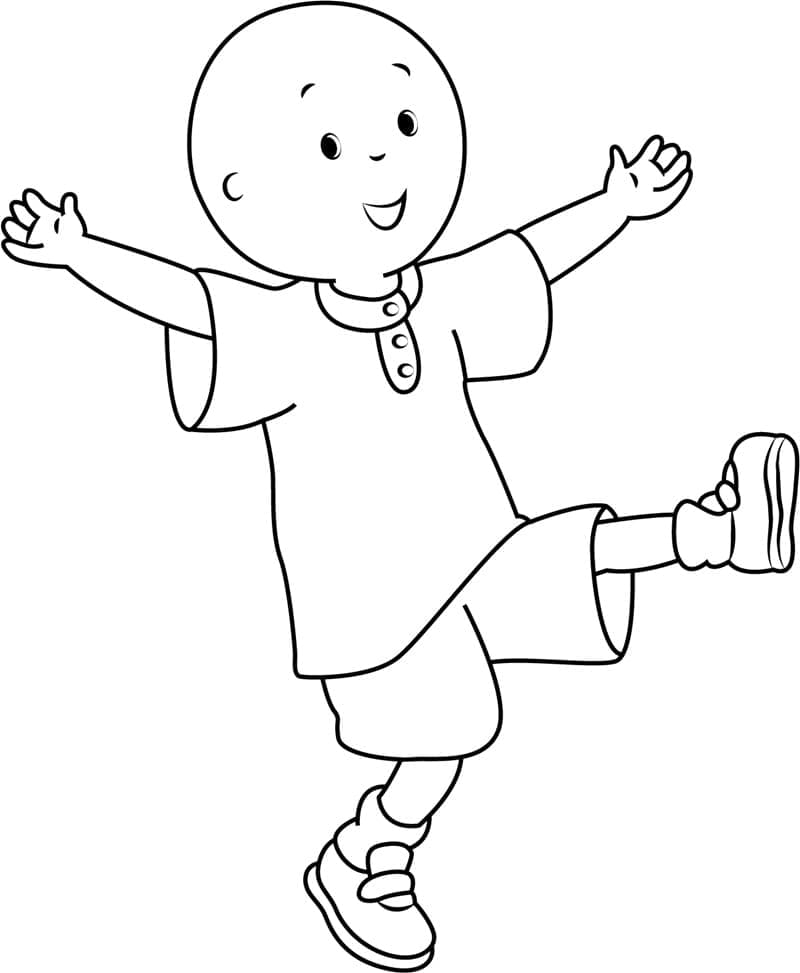 Free printable Caillou coloring page #178537 from Cartoon Characters collection