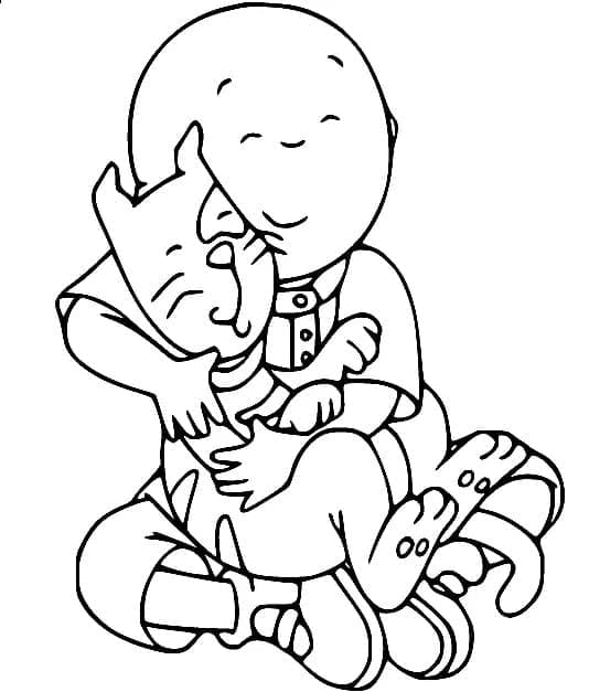 Free printable Caillou coloring page #215139 from Cartoon Characters collection
