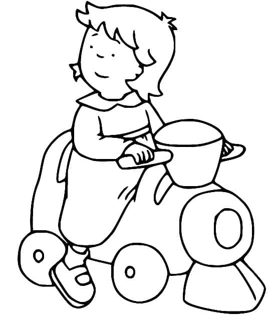 Free printable Caillou coloring page #215153 from Cartoon Characters collection