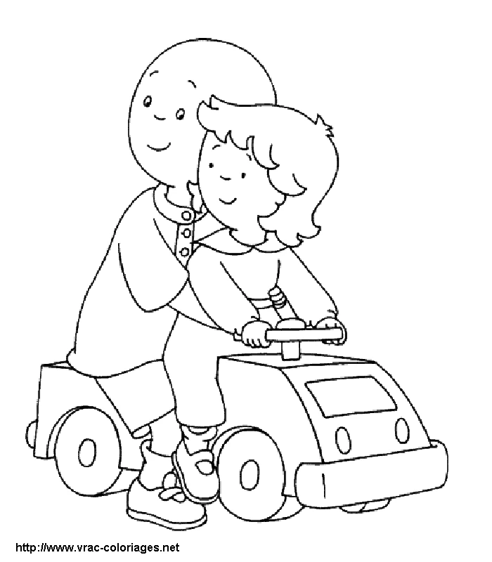 Free printable Caillou coloring page #36156 from Cartoon Characters collection