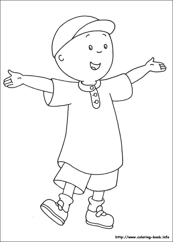 Free printable Caillou coloring page #36165 from Cartoon Characters collection