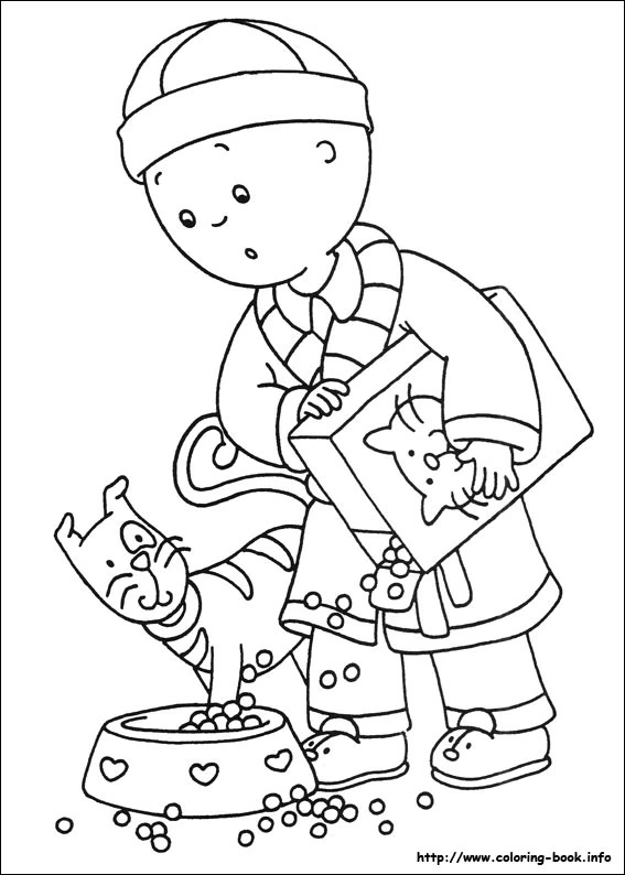 Free printable Caillou coloring page #36173 from Cartoon Characters collection