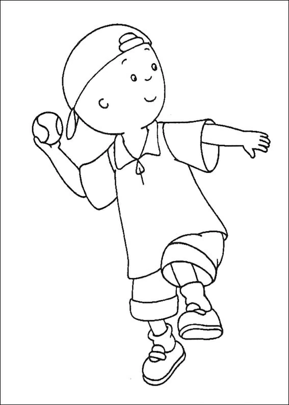 Free printable Caillou coloring page #36194 from Cartoon Characters collection