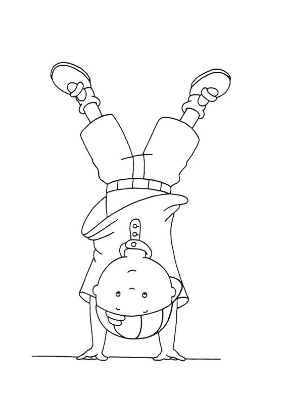 Free printable Caillou coloring page #36195 from Cartoon Characters collection