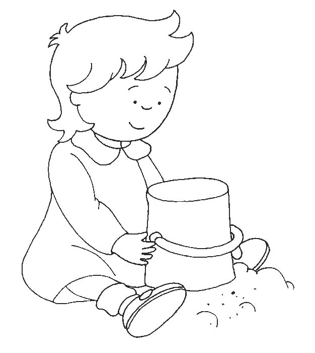 Free printable Caillou coloring page #36206 from Cartoon Characters collection