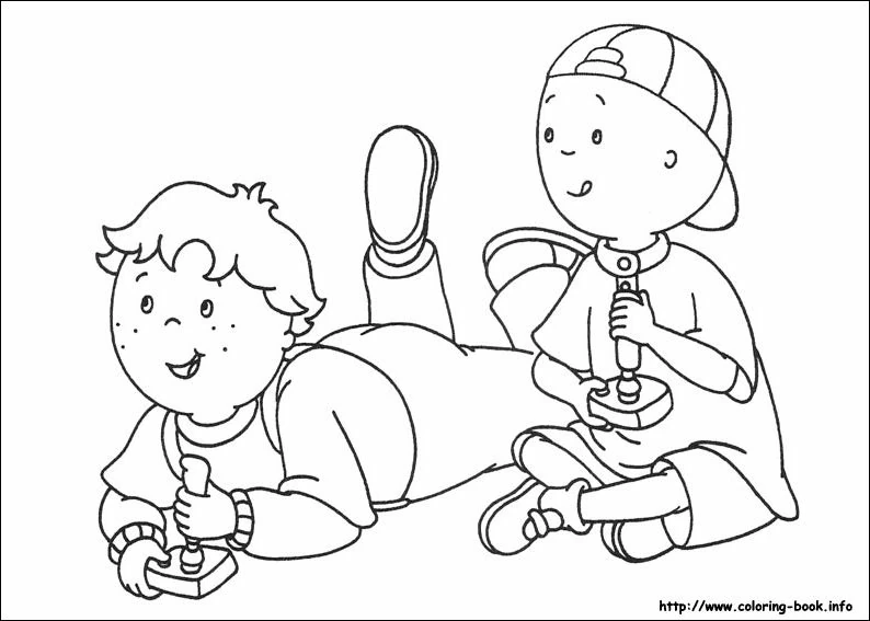 Free printable Caillou coloring page #36209 from Cartoon Characters collection