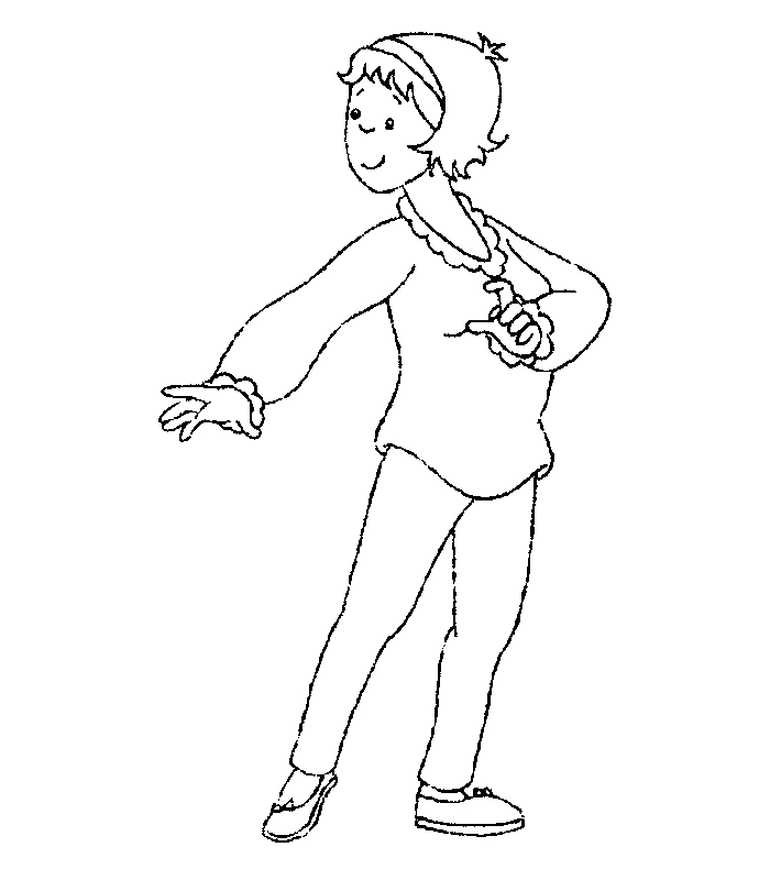 Free printable Caillou coloring page #36215 from Cartoon Characters collection