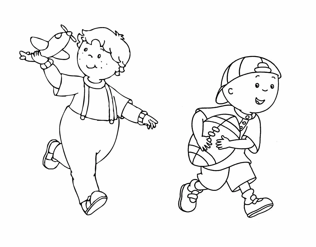 Free printable Caillou coloring page #36217 from Cartoon Characters collection