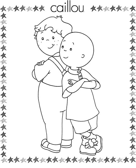 Free printable Caillou coloring page #36227 from Cartoon Characters collection