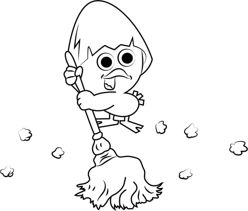 Free printable Calimero coloring page #202674 from Cartoon Characters collection Free printable Calimero coloring page #202674 from Cartoon Characters collection