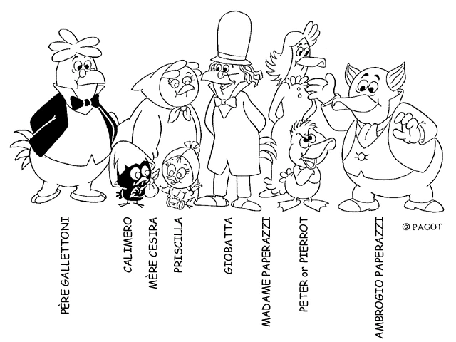 Free printable Calimero coloring page #35943 from Cartoon Characters collection