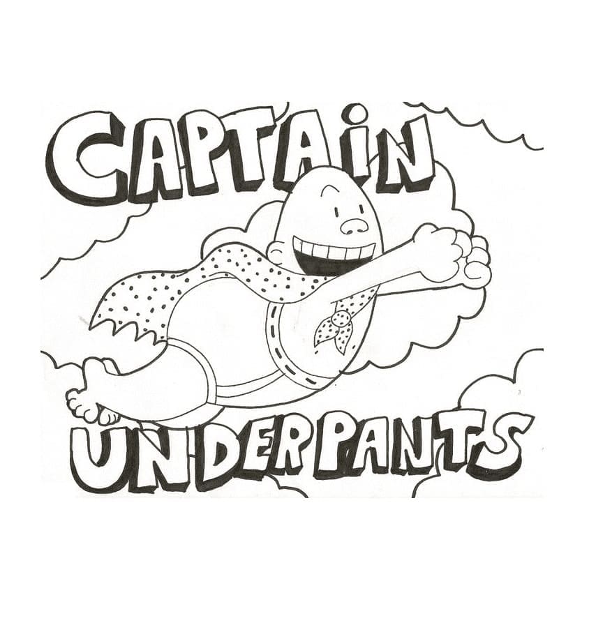 Free printable Captain Underpants coloring page #209719 from Cartoon Characters collection
