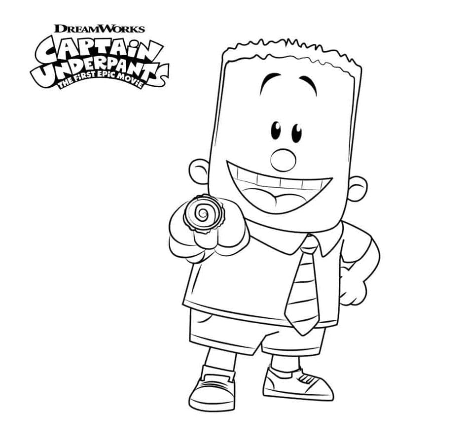 Free printable Captain Underpants coloring page #209733 from Cartoon Characters collection